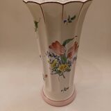 Large Luneville earthenware vase 35 cm, circa 1950.