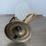 Lot 2 old vintage clichy glass sconces