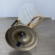 Lot 2 old vintage clichy glass sconces