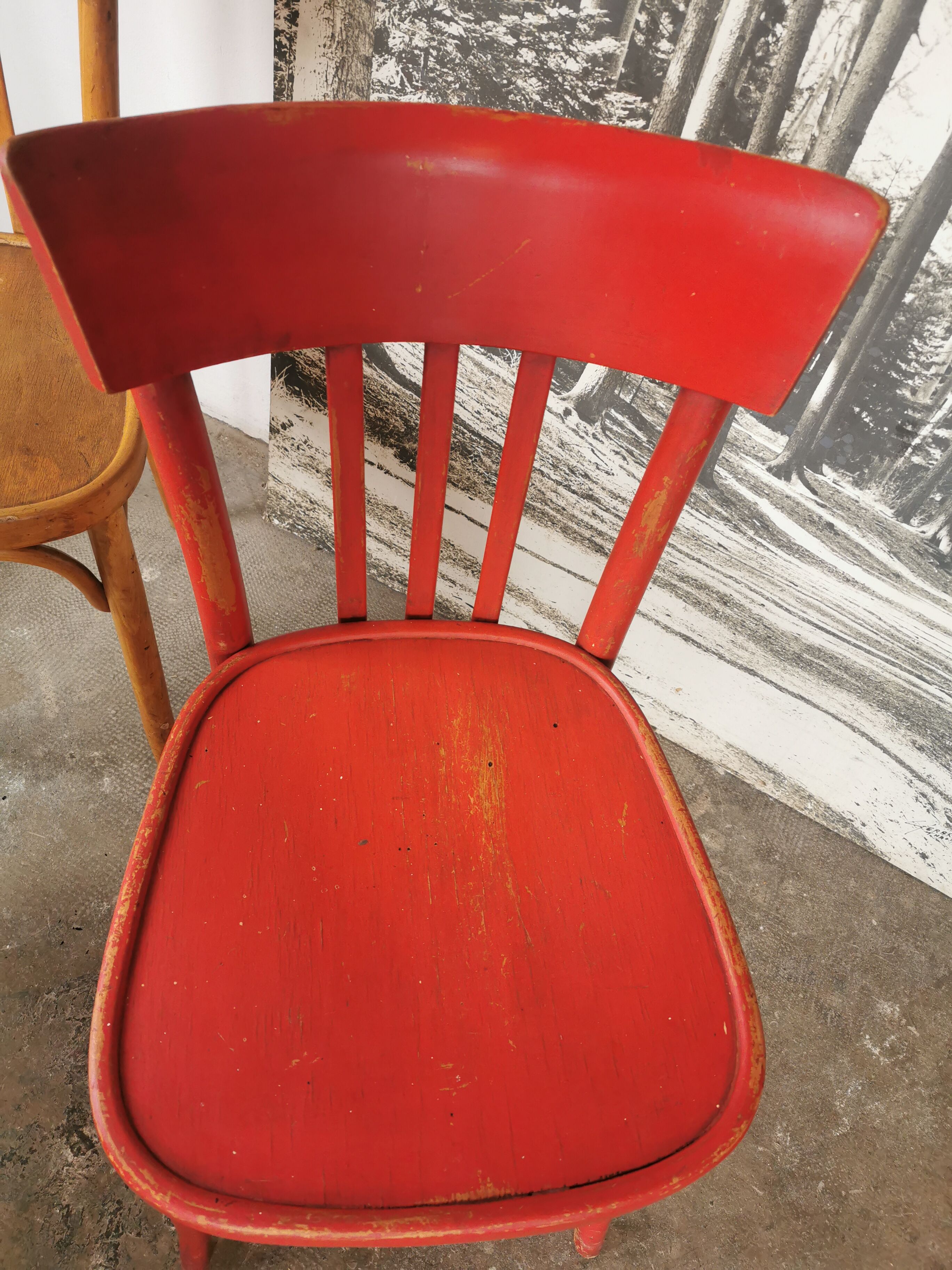 Set of 6 vintage bistro chairs