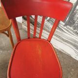 Set of 6 vintage bistro chairs