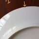 Dish & 12 dessert plates Porcelain of Paris "The Four Seasons"