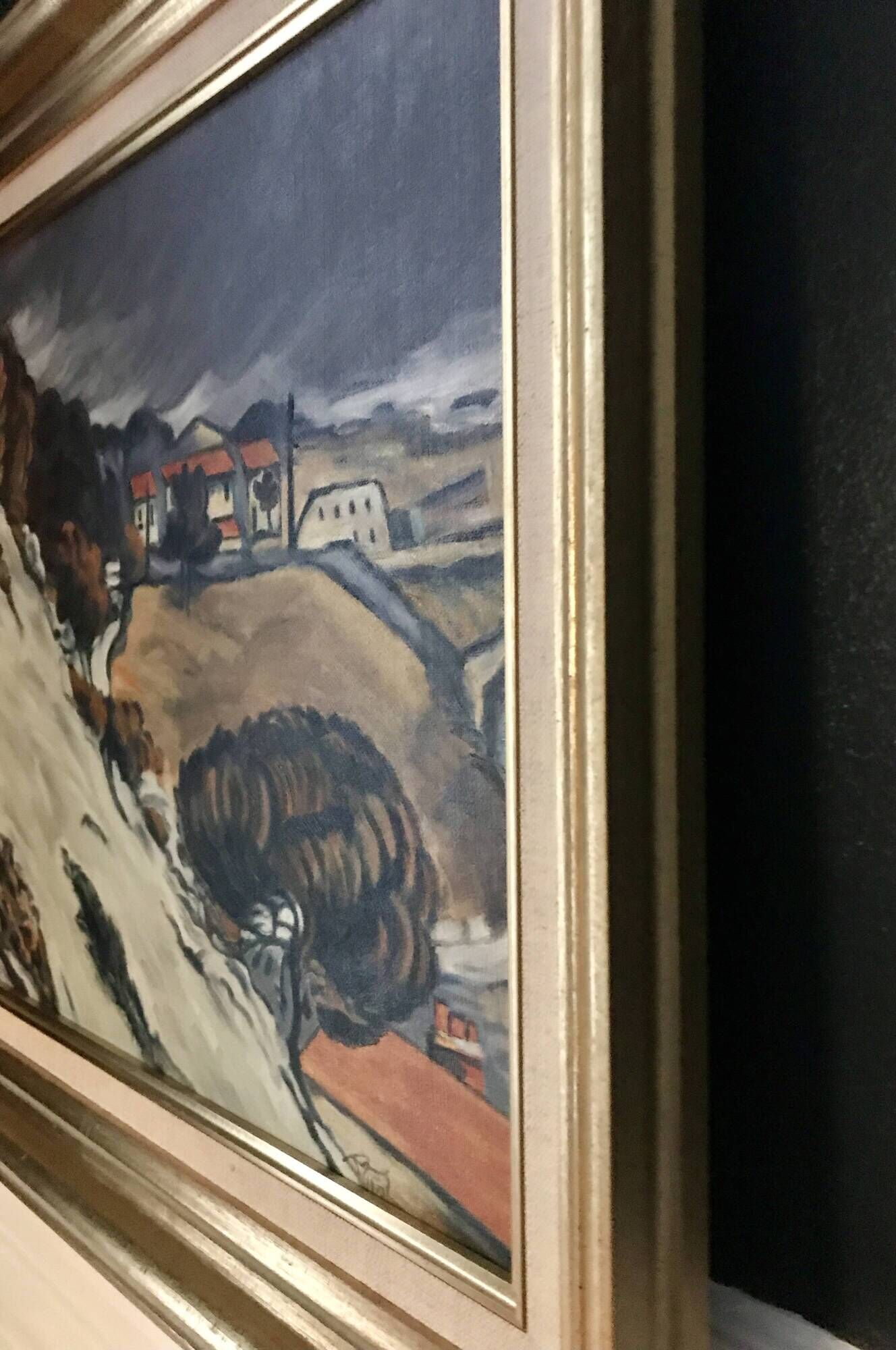 Reproduction "Melted snow at l'Estaque" oil on canvas