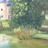Tableau le château du lac