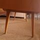 Oak-plated desk and formica 60s/70s