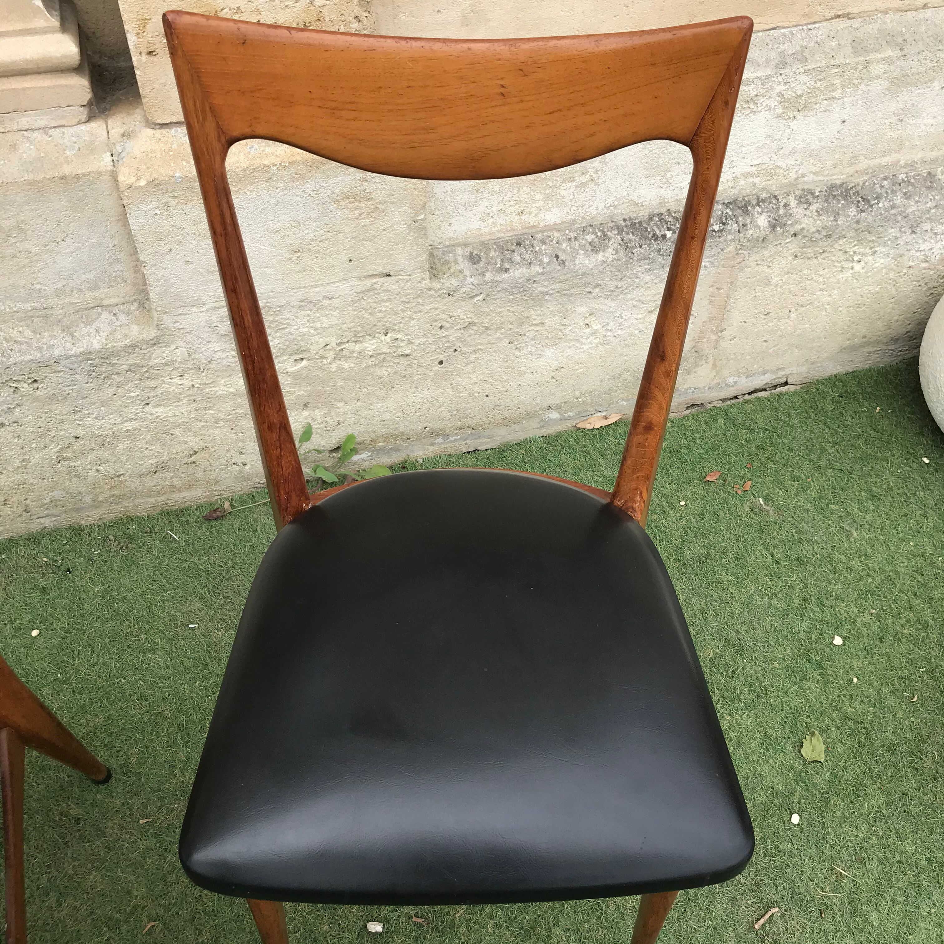 Lot de 4 chaises scandinaves