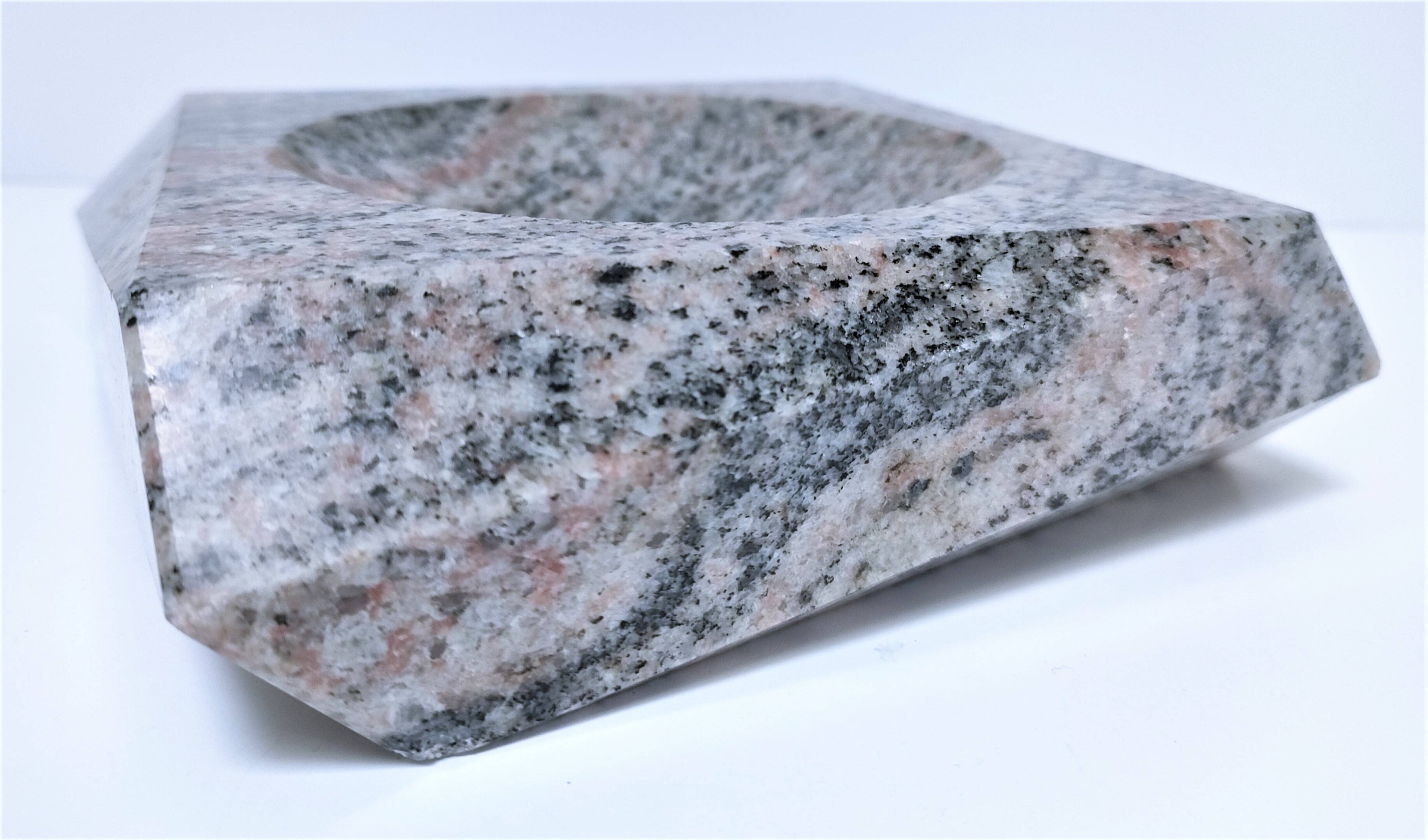 Pink granite pocket emptier from the 80s