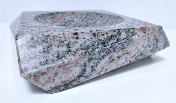 Vide poche granit rose design années 80