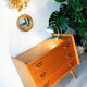 Chest of drawers year 60-70, compass foot, blond oak