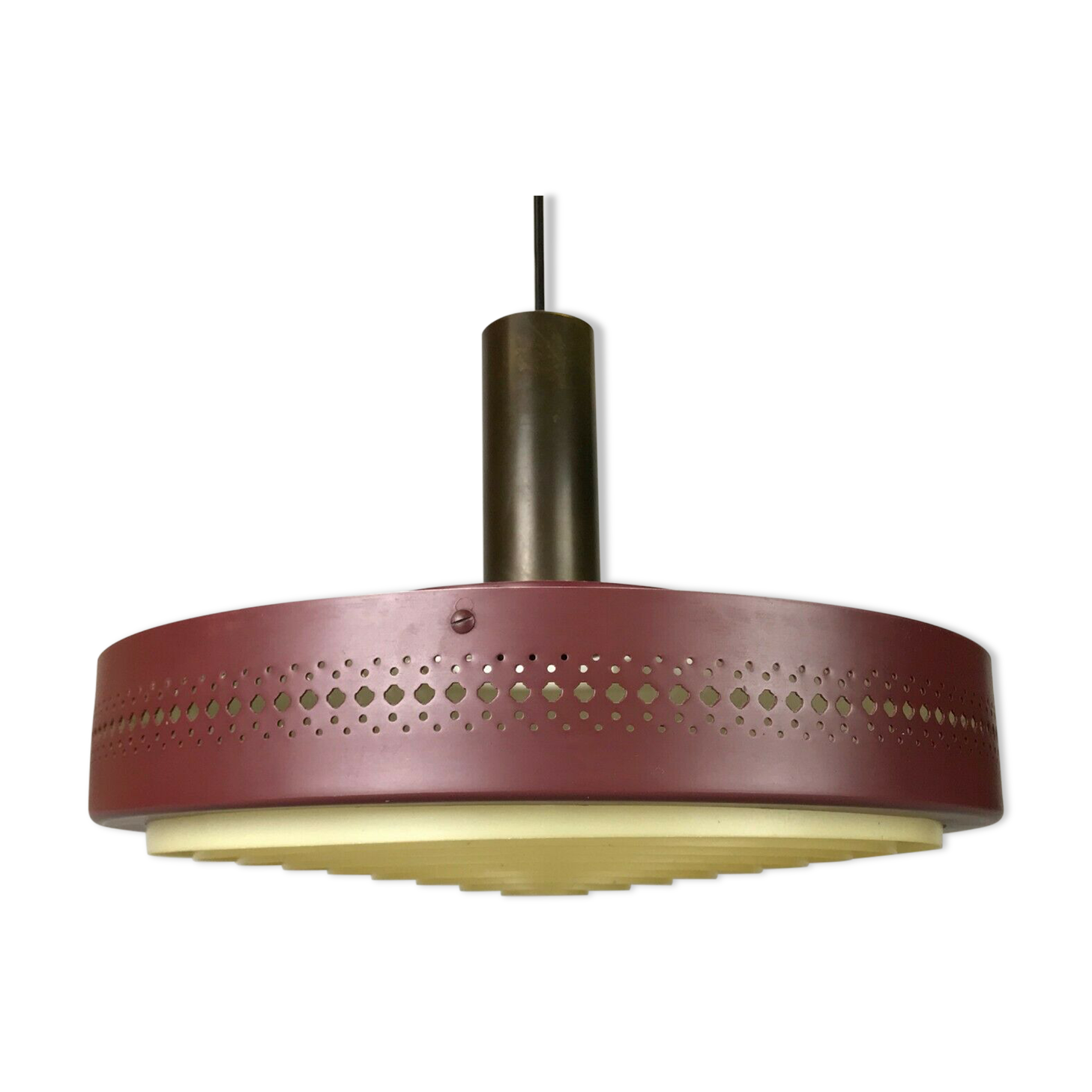 60s 70s lamp light Fog & Morup sheet metal Space Age Danish Denmark design