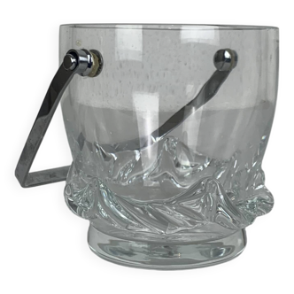 Seau à glace Daum Sorcy en cristal