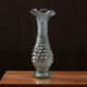 Italian glass carafe and matching vase