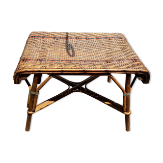 Rattan coffee table