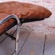 Mid-Century Rocking Reclining Armchair in Chrome by Lama, France, 1960s