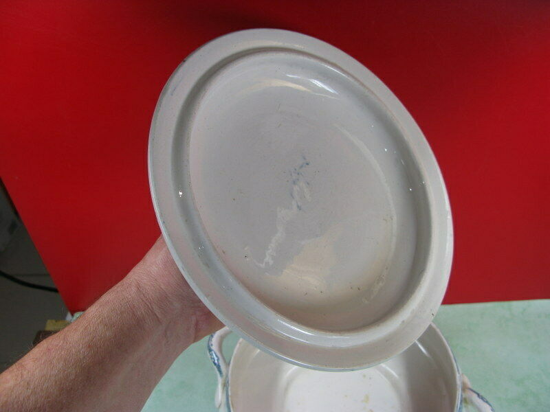 Antique soup tureen "To the Bride"