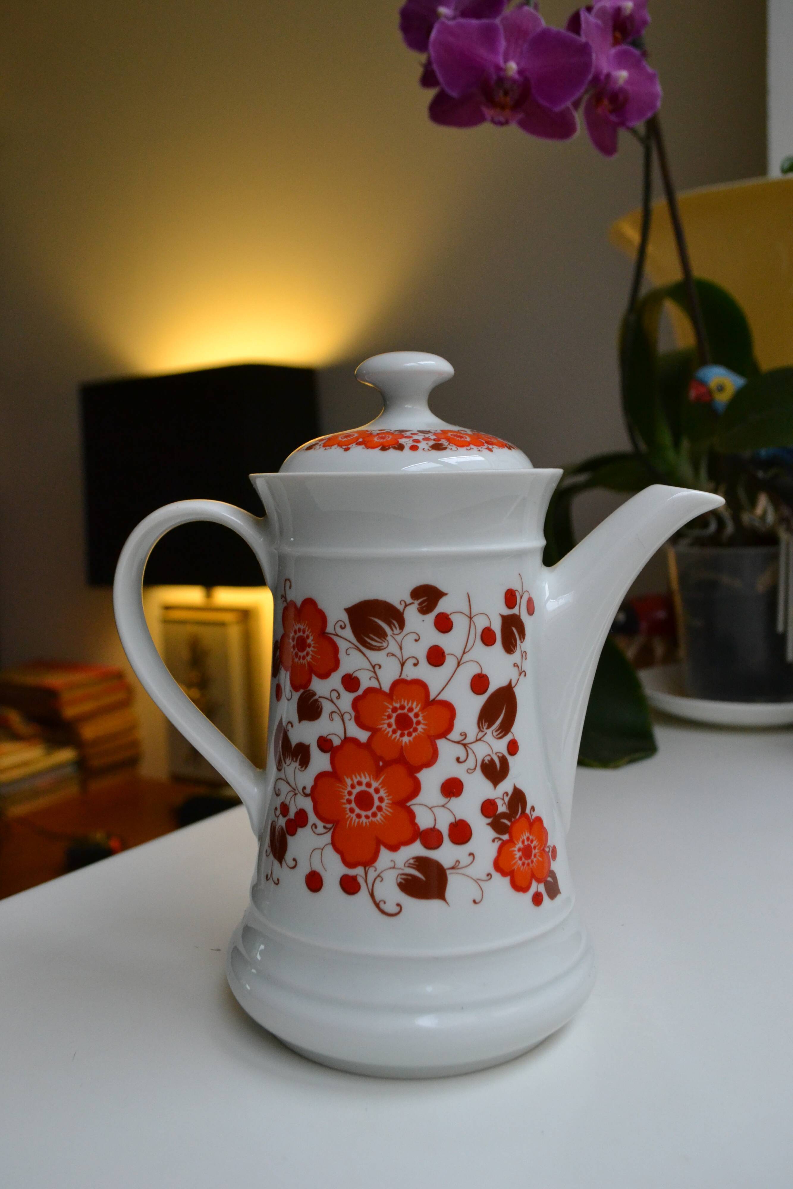 Coffee maker 70s flowers Bavaria