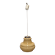 Suspension in caramel opaline, France around 1960.