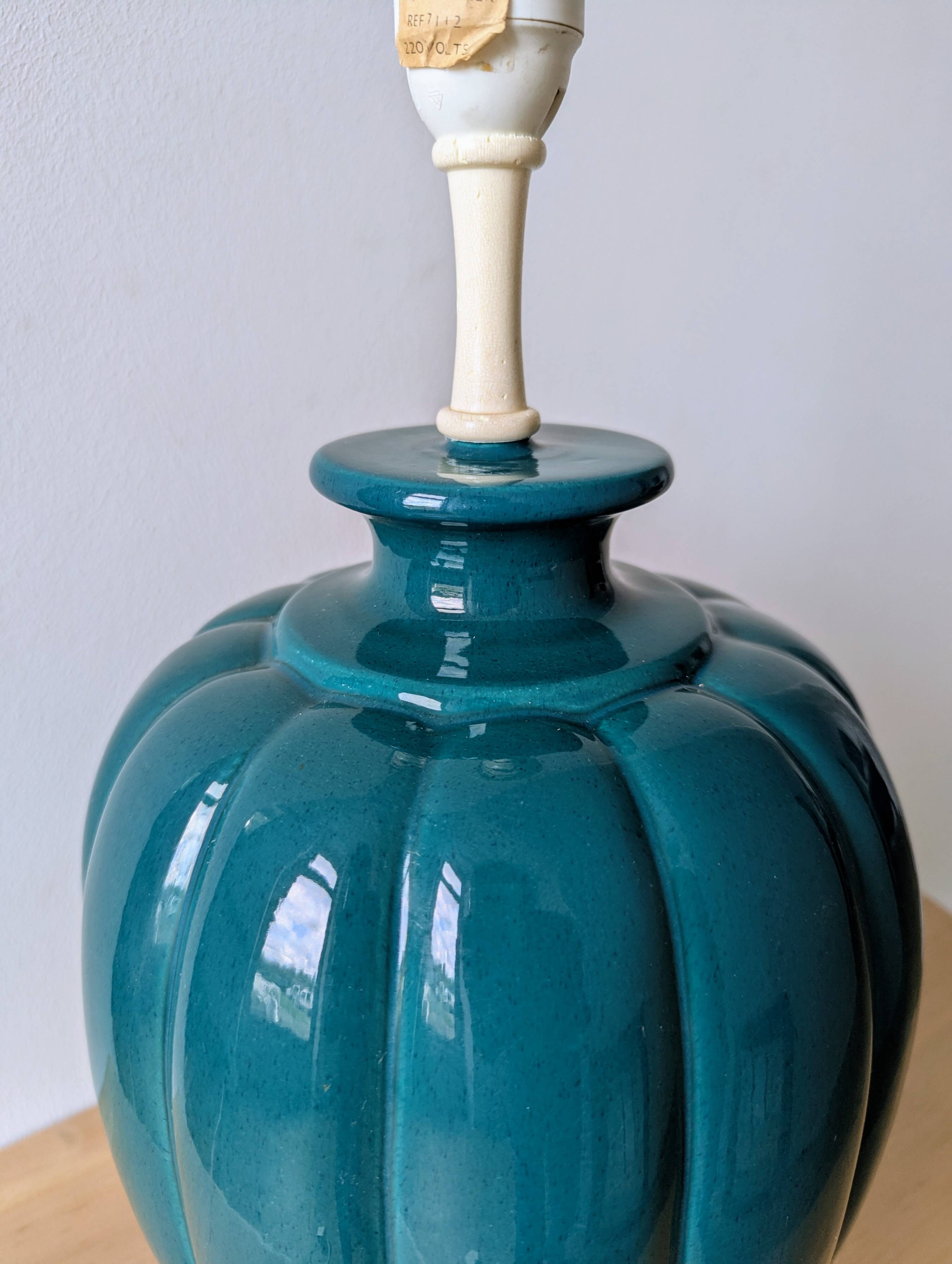 Deschuytener green ceramic lamp base