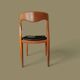 Lot de 5 chaises style Niels Otto Moller