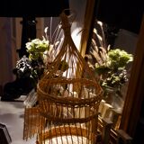 Cage rattan and wicker birds