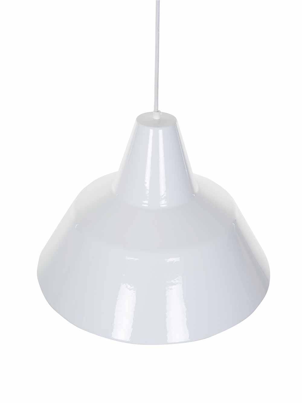White enamel pendant – Louis Poulsen – Axel Wedel Madsen