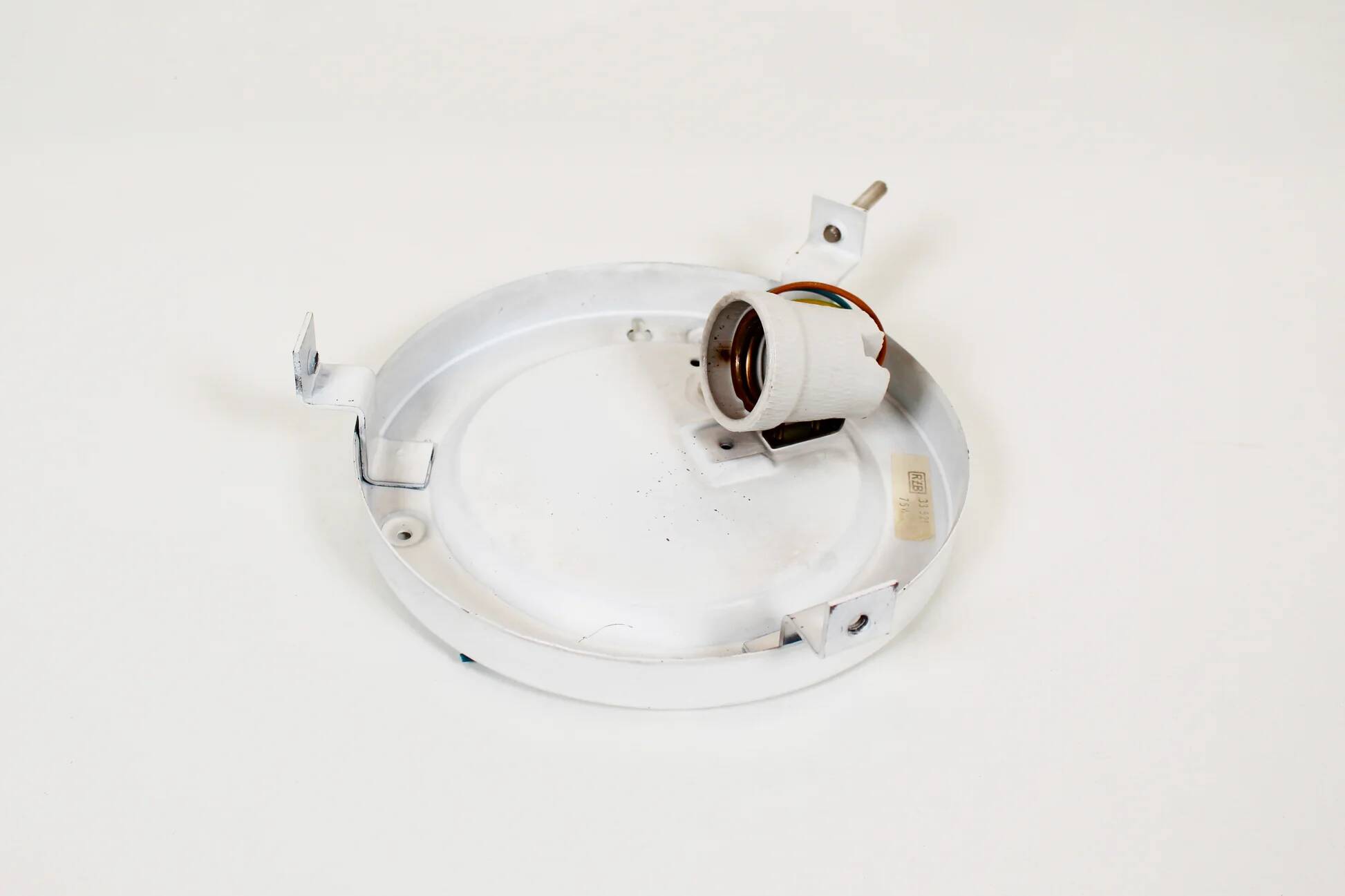 Amber glass ceiling lamp by RZB Leuchten