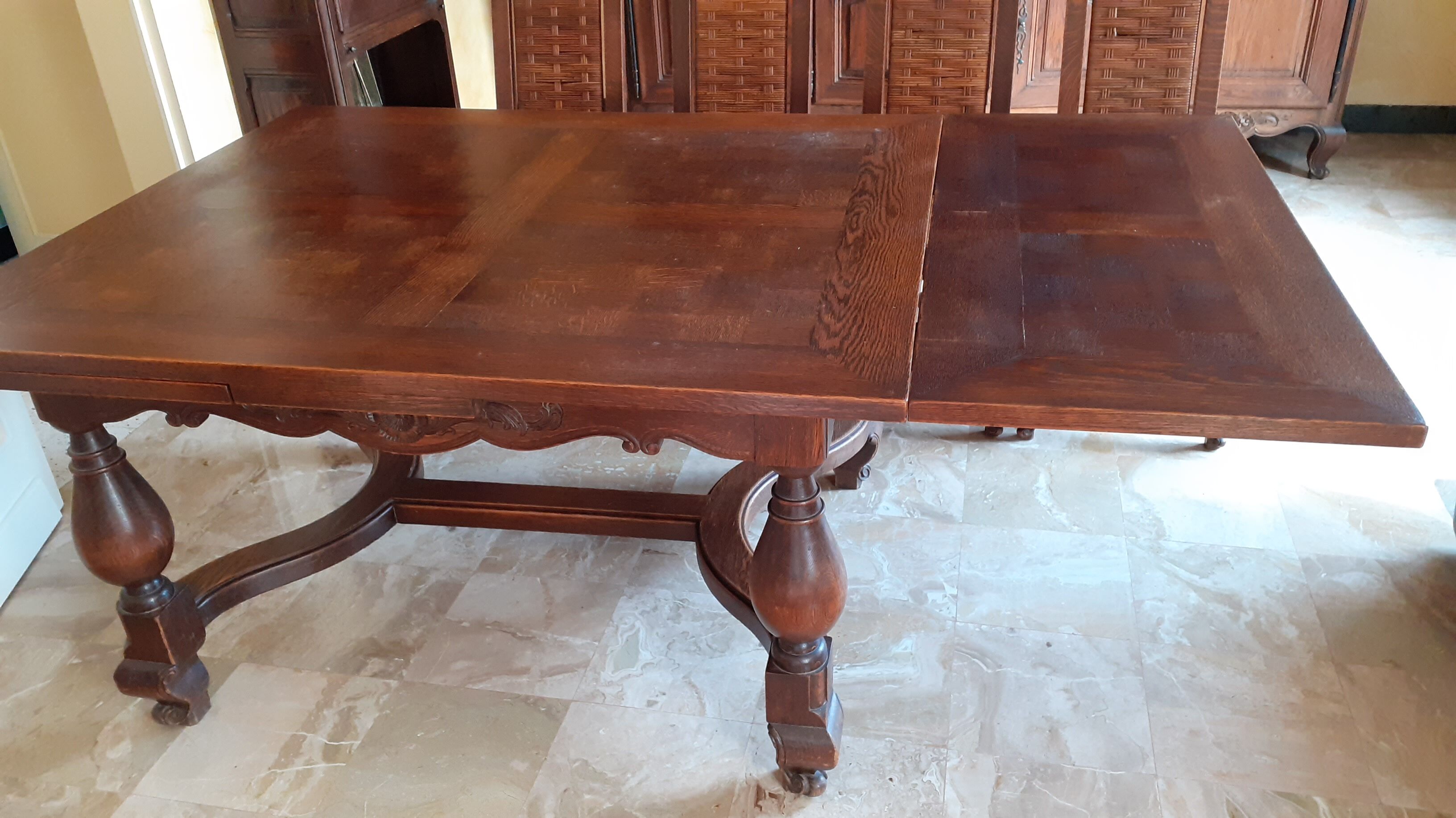 Late 19th century oak table