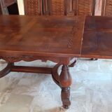 Table en chêne fin XIXème