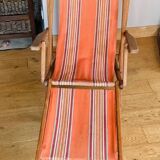 Folding chair known as a sun lounger from the early 20th century