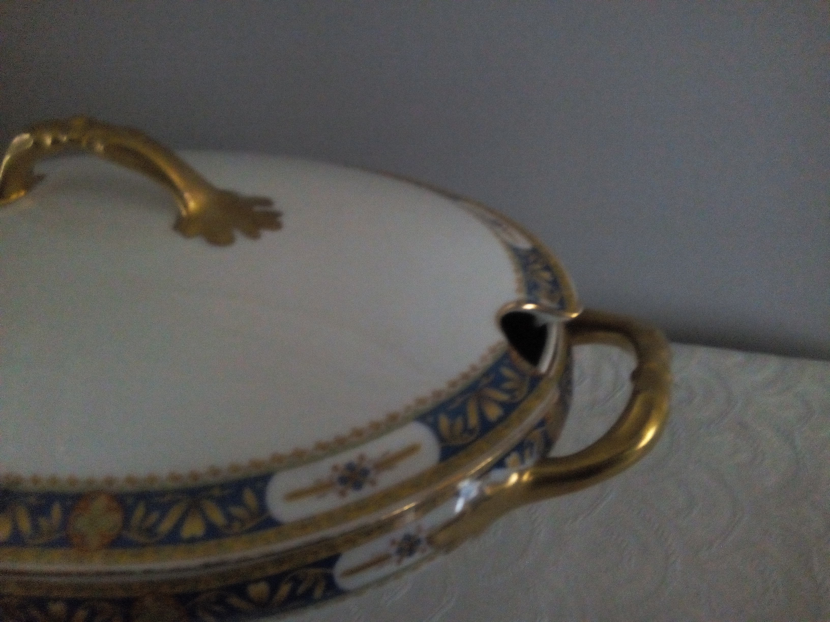 Limoges Porcelain Soup Bowl