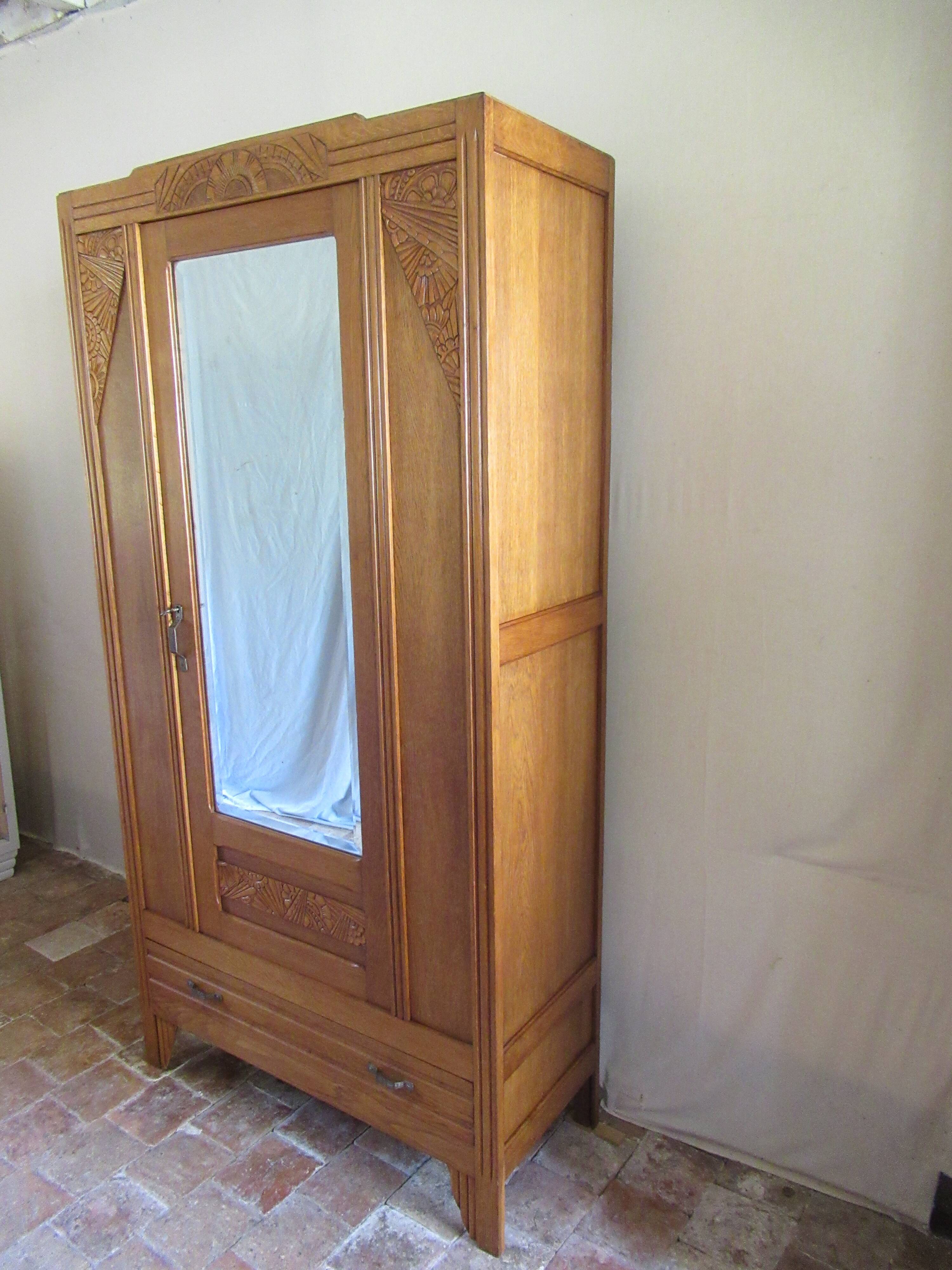 Parisian art deco wardrobe