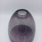 Vintage bubble glass vase