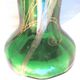 Vase "Spring" Art Nouveau enamelled glass Legras with purple iris and gold lace