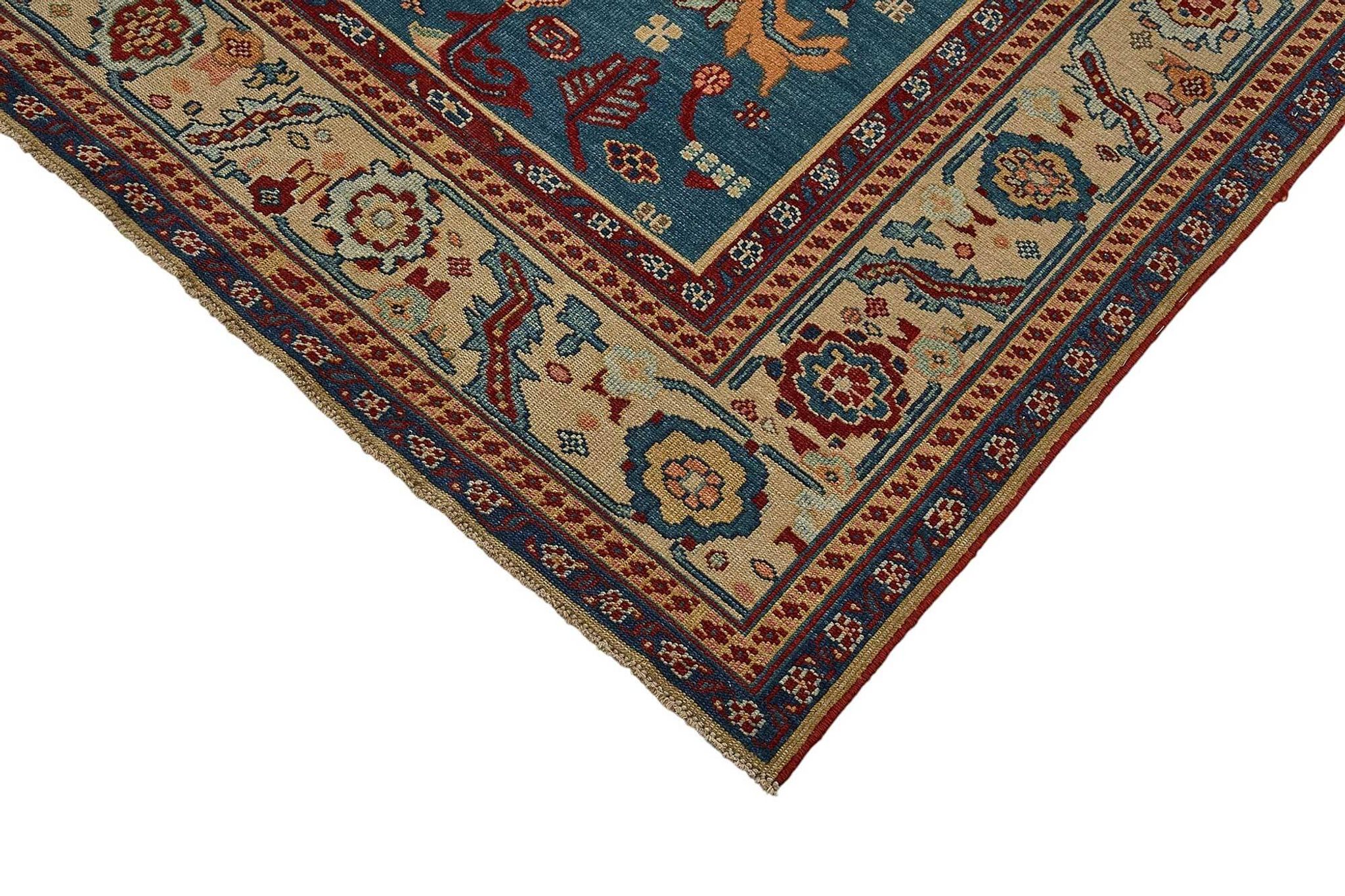 Turkish Handknotted Wool Oushak Rug 292 cm x 361 cm