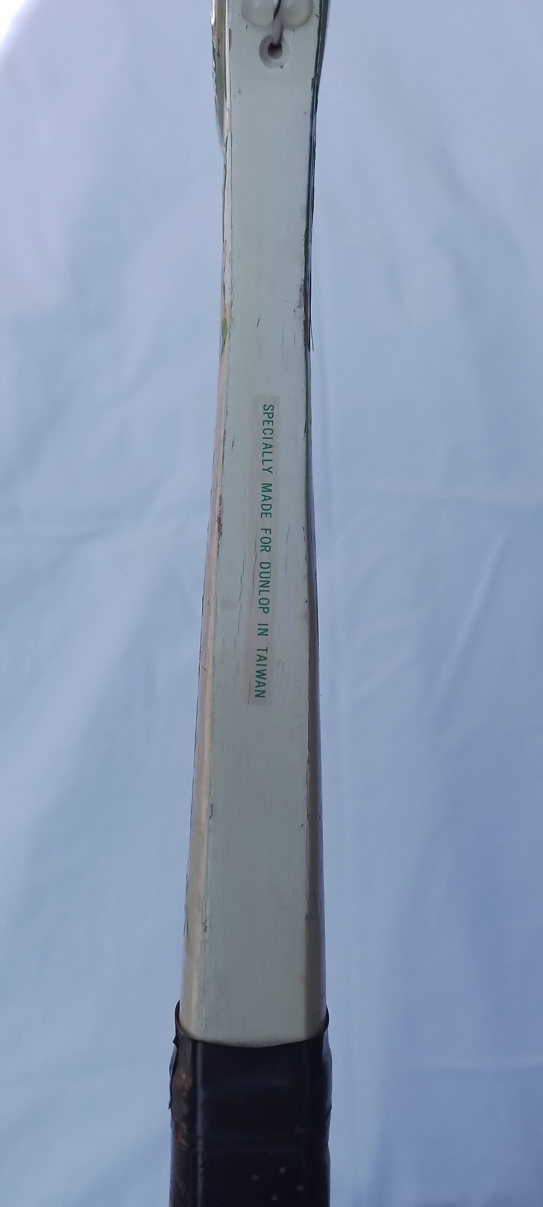 2 vintage Adidas and Dunlop 70' wooden tennis rackets