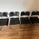 Set of 4 Black Omstak Chairs by Rodney Kinsman for Bieffeplast