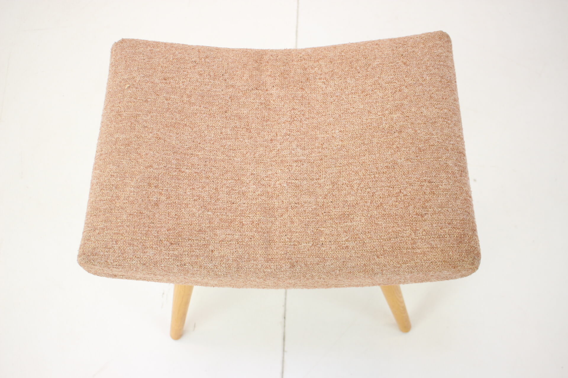 1980s Oak Stool, Czechoslovakia