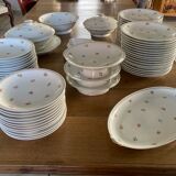 Limoges porcelain service with flowers
