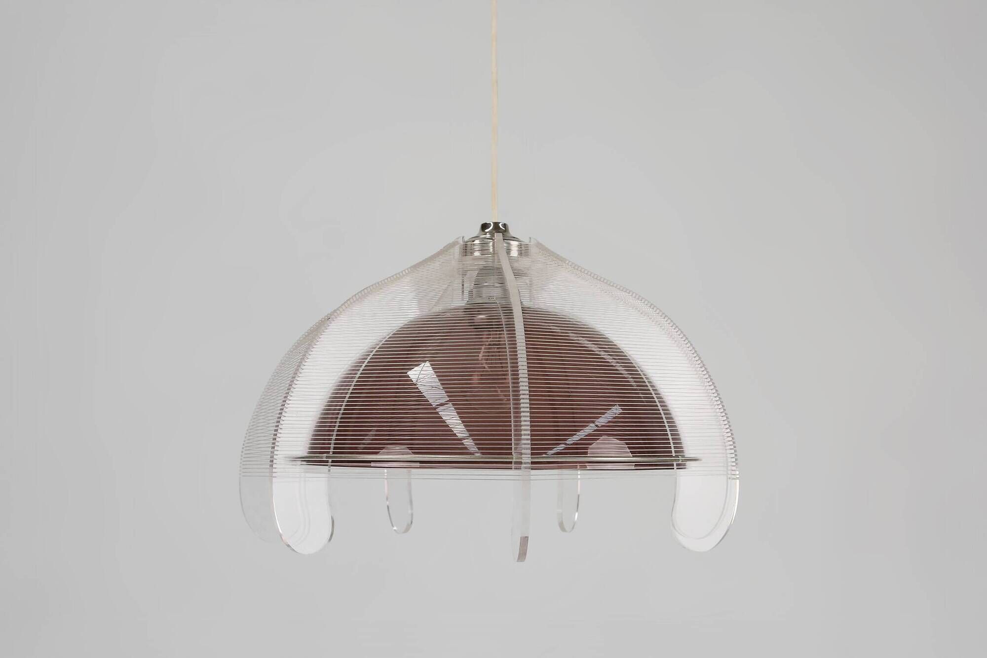 Wire pendant lamp by Paul Secon for Sompex, Germany, 1960s