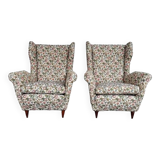 Pair of bergere armchairs