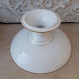 Porcelain compotier of Limoges golden border
