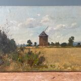 Oil on canvas signed and dated 1910