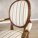 Early 19th Century Louis XVI French Walnut Armchair