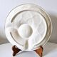 2 vintage artichoke plates in majolica.