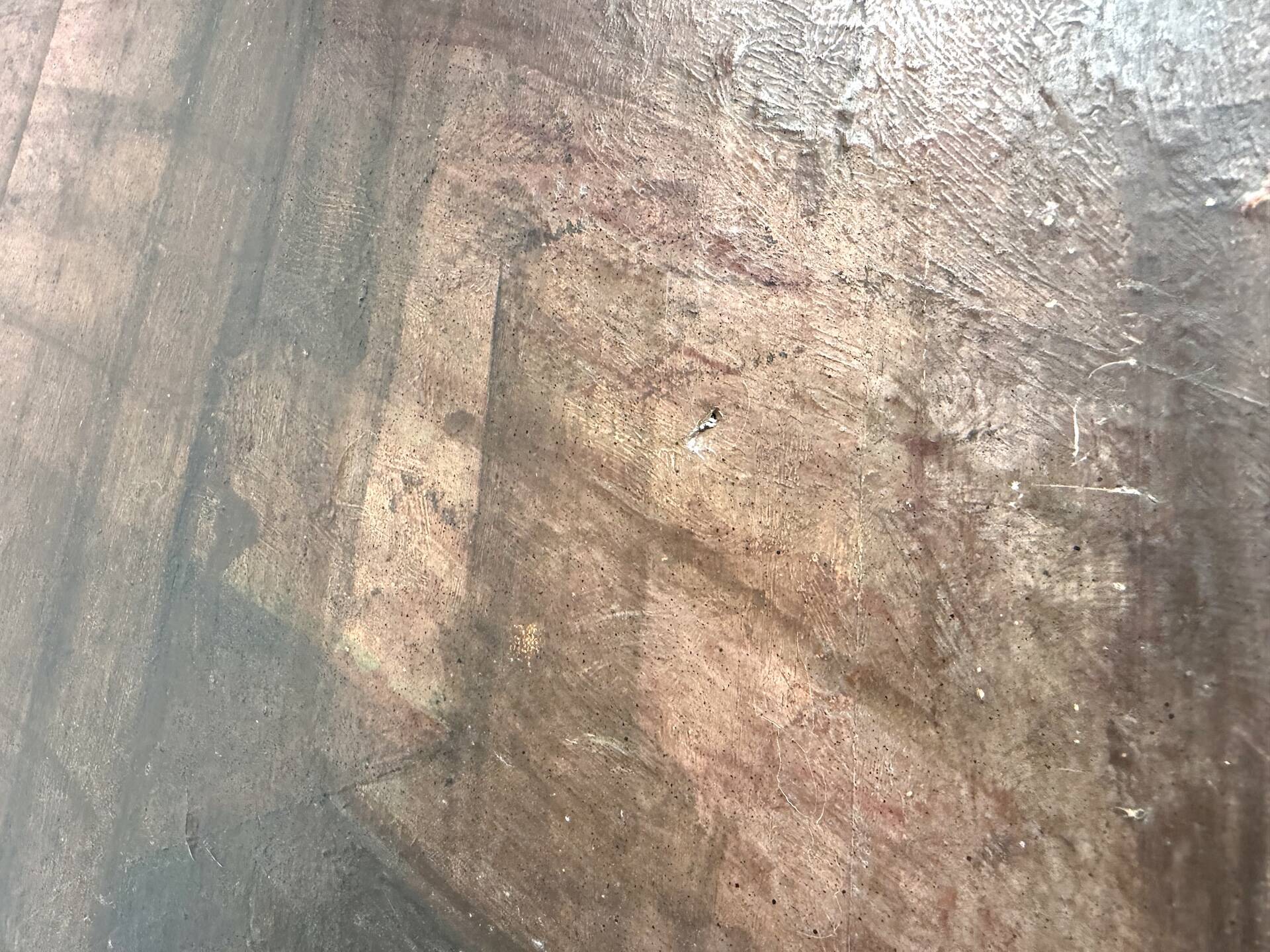 Abstract diptych "deconstructed architecture", France 1970