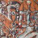Painting on canvas german