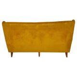 Midcentury Modern Living Room set in Velvet, Italy 1950