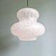 Large Space Age pendant light in speckled glass, Peill & Putzler, 1970s