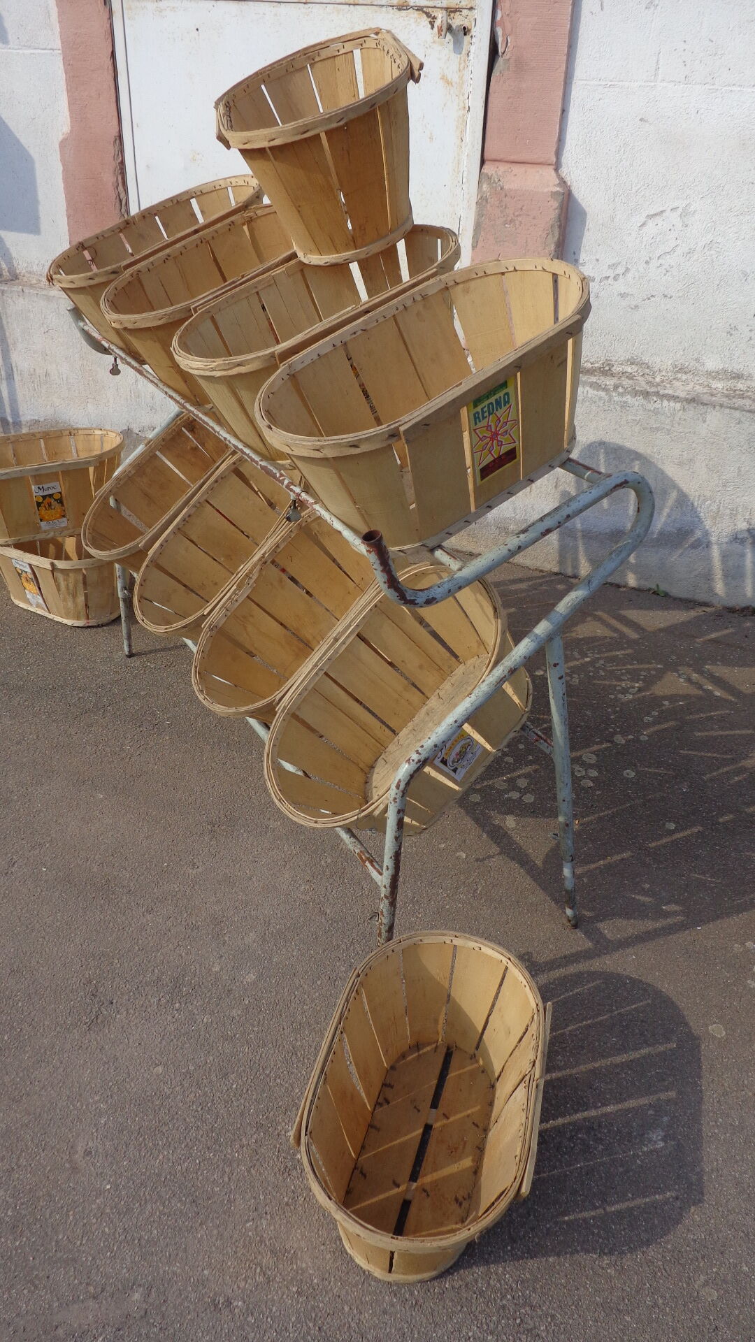 Vintage grocery display