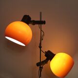 Mid-century orange floor lamp 1960